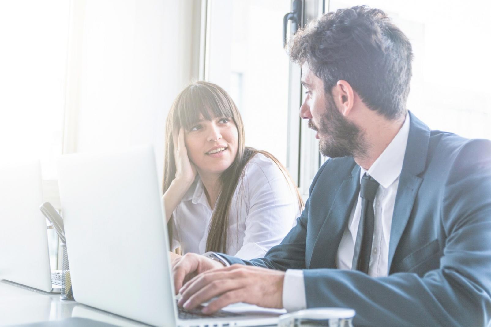 Financial planning workspace with charts and analysis tools